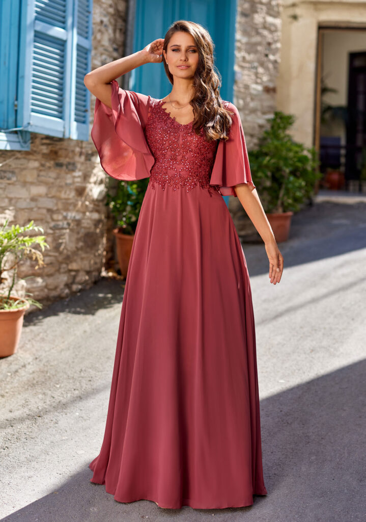 Abendkleid in Rot von Christian Koehlert