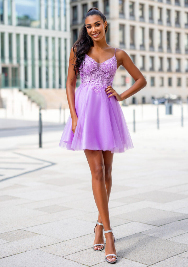 Abendkleid in Lavendel von Christian Koehlert