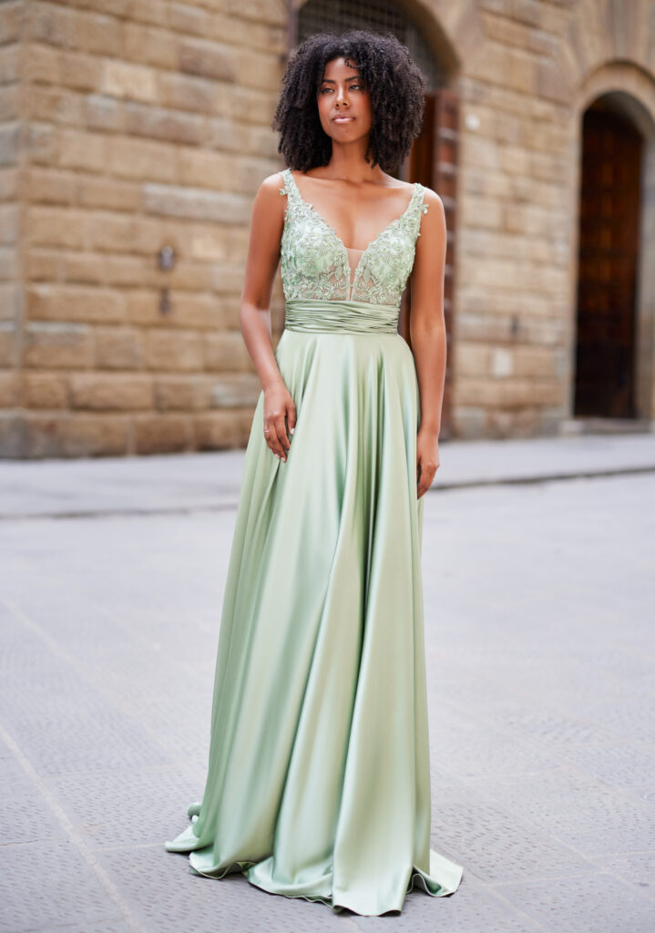 Abendkleider in Mintgrün von Christian Koehlert