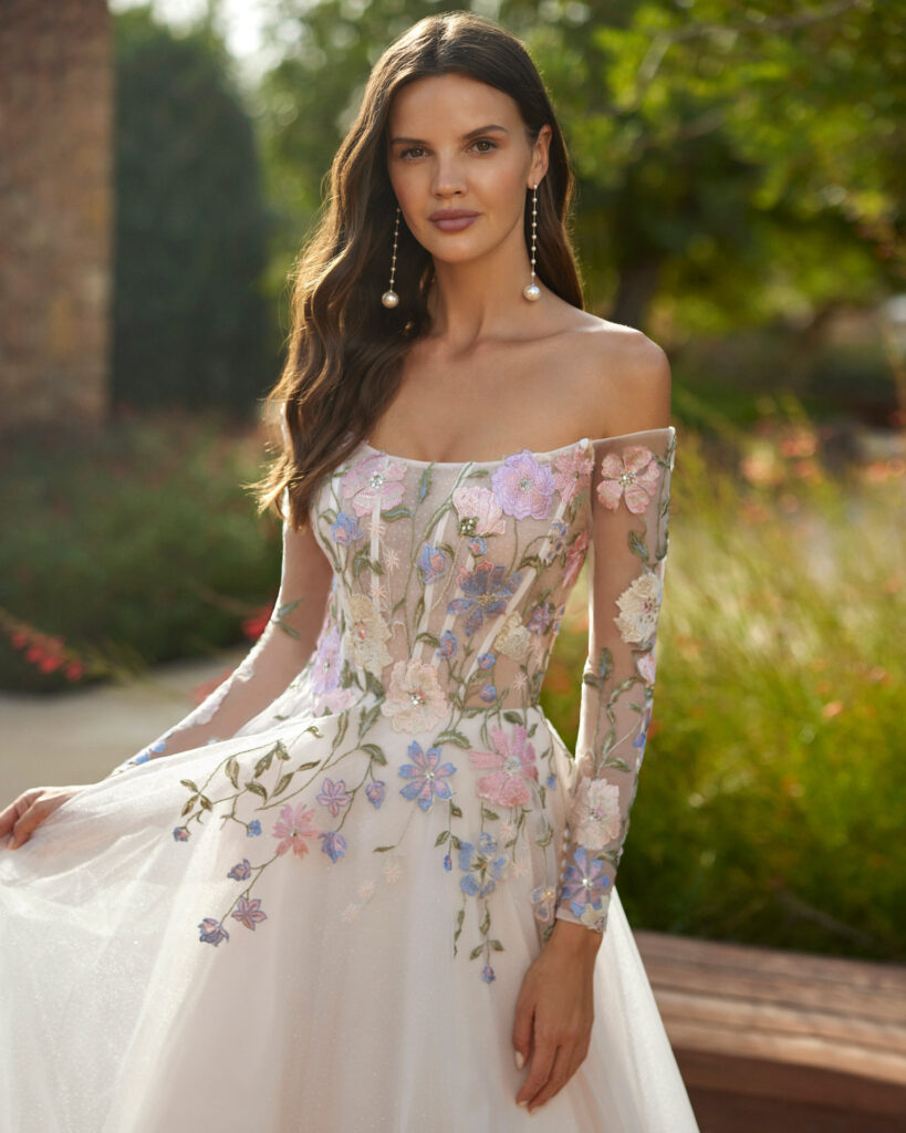 Hochzeitskleid mit Blumenmuster von Ladybird